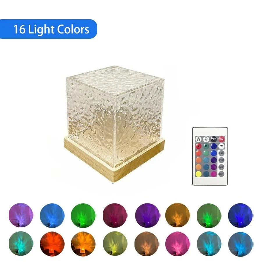 Lampe Projecteur à Effet d'Ondulation d'Eau — 16 Couleurs