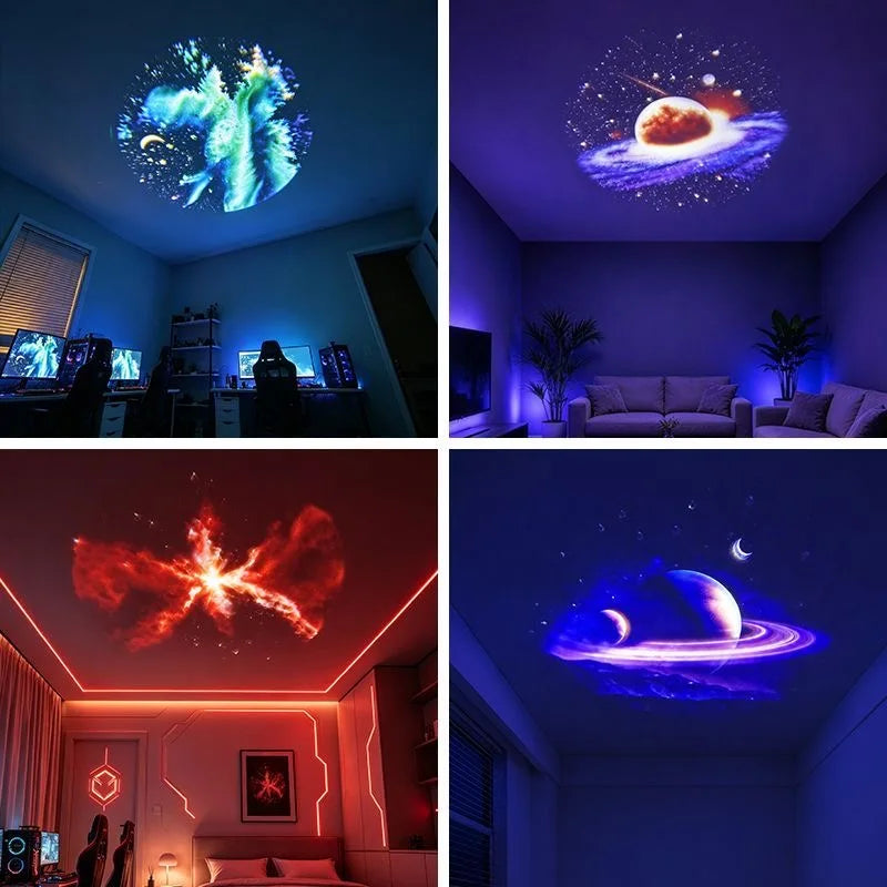 Projecteur d'Étoiles & Nébuleuse USB | Éclairage d'Ambiance Chambre